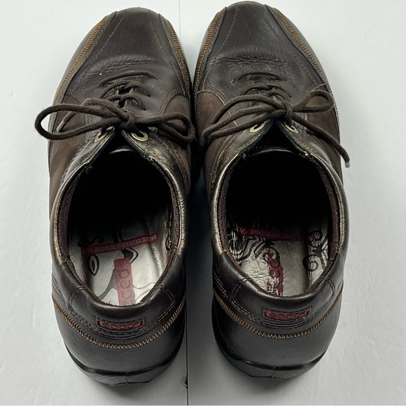 Ecco Cloud Leather Comfort Walking Shoe Women’s Euro 37 US 7/7.5 Brown Metallic - Picture 6 of 12